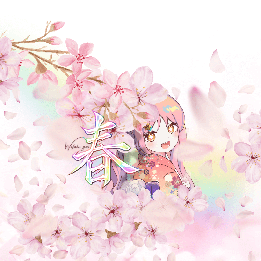 キーホルダー〈Harvest・琉球紅型風・フグ〉イラストタイプ